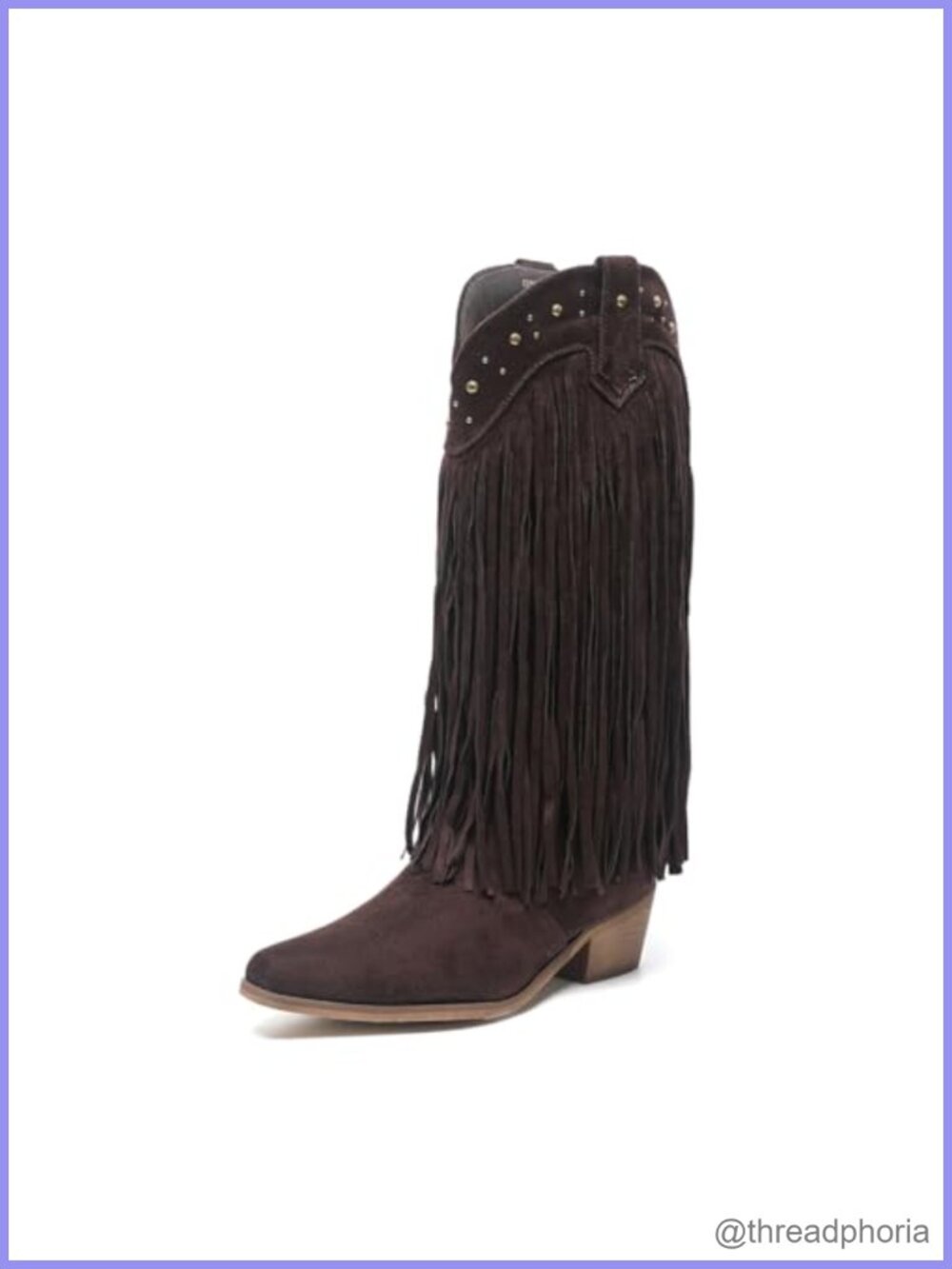 Western Cowboy Boots Pointed Toe Knee High Pull On Zipper